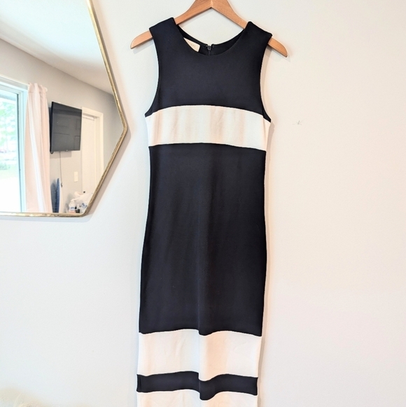 Hobbs London Dresses & Skirts - Hobbs London navy and white full length sleevless dress sz. 4